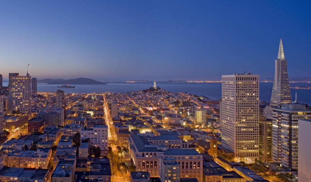 Двухместный (Номер с кроватью размера «king-size» с видом на залив), Grand Hyatt San Francisco Union Square