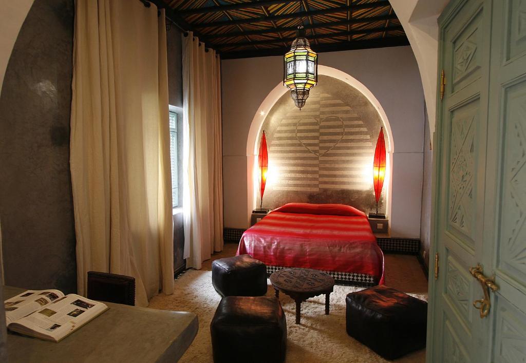 Двухместный (Двухместный номер Делюкс с 1 кроватью) отеля Riad De Charme Moullaoud, Марракеш