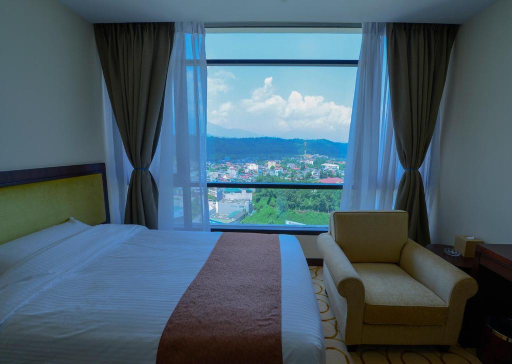 Двухместный (Стандартный двухместный номер с 1 кроватью) отеля Aristo International Hotel, Лаокай