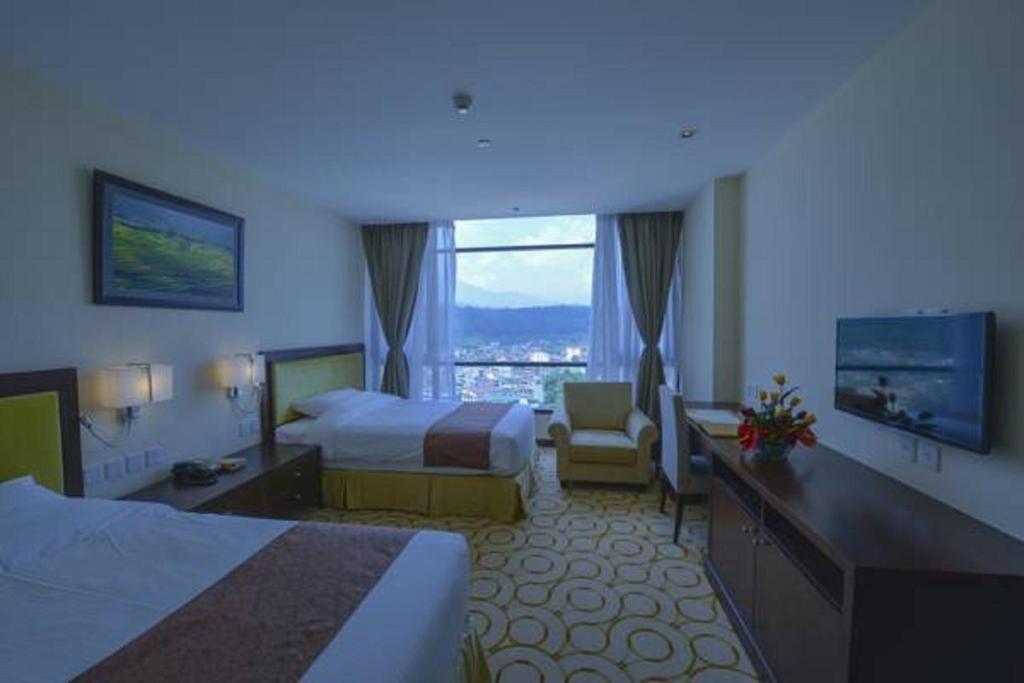 Двухместный (Стандартный двухместный номер с 2 отдельными кроватями) отеля Aristo International Hotel, Лаокай