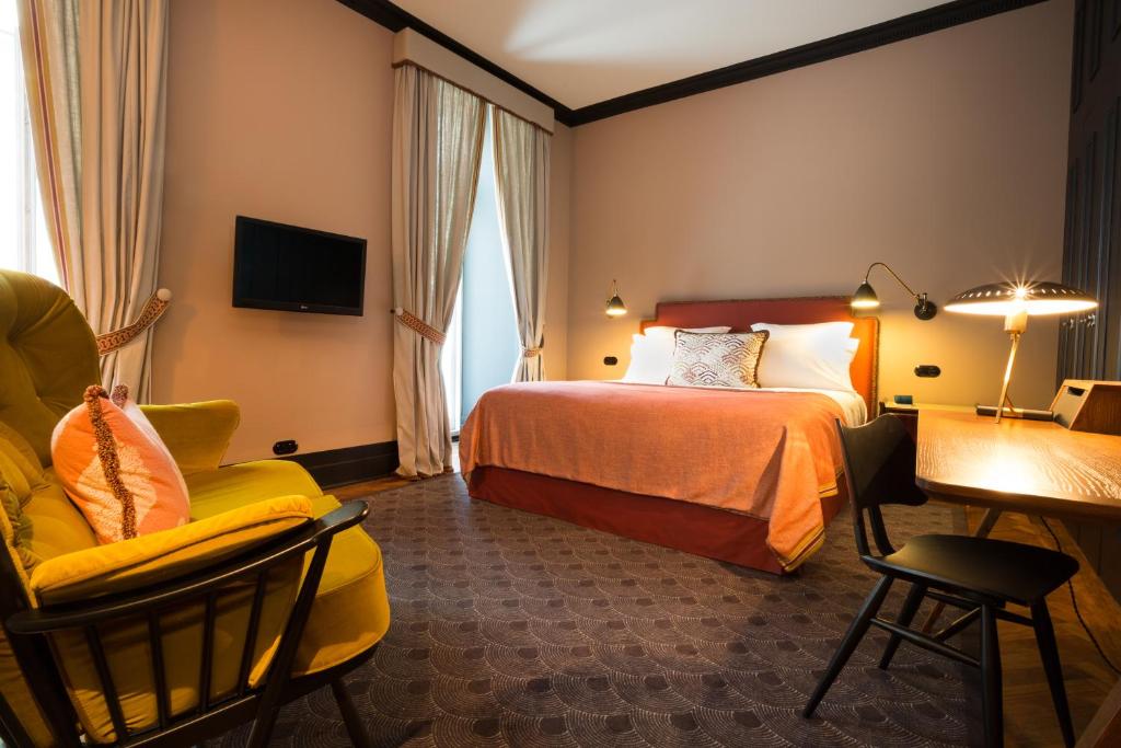 Двухместный (Двухместный номер Делюкс с 1 кроватью) отеля Valverde Hotel, Лиссабон