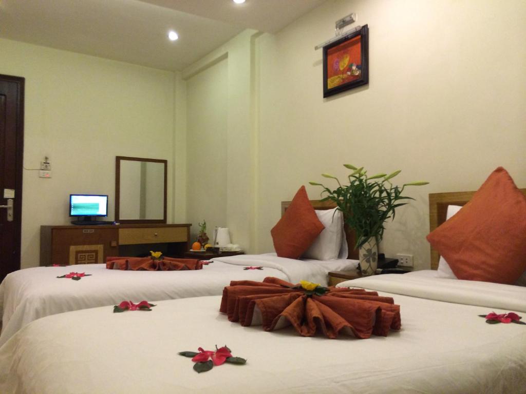 Двухместный (Двухместный номер с 2 отдельными кроватями) гостевого дома Hanoi Charming Hotel, Ханой