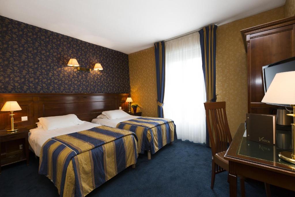 Двухместный (Двухместный номер с 2 отдельными кроватями) отеля Hotel Viator - Gare de Lyon, Париж
