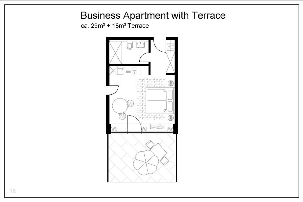 Апартаменты (Апартаменты с террасой (для 2 взрослых)), MLOFT Apartments München