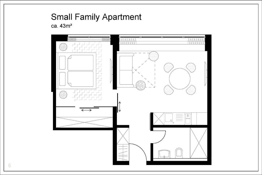 Апартаменты (Апартаменты с 1 спальней (для 4 взрослых)), MLOFT Apartments München