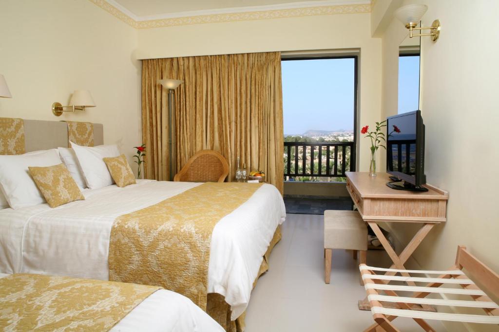Двухместный (Двухместный номер с 1 кроватью, вид на сад) курортного отеля Aquila Rithymna Beach, Аделианос Кампос
