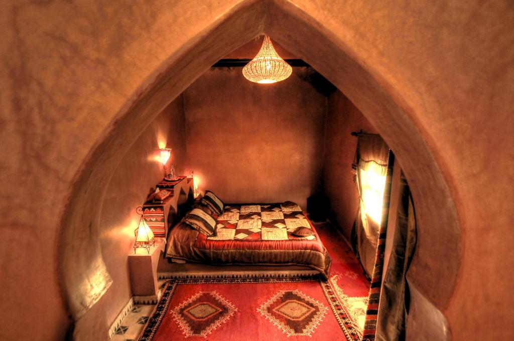 Двухместный (Двухместный номер с 1 кроватью, вид на сад) гостевого дома Riad Tamdakhte, Айт-Бен-Хадду