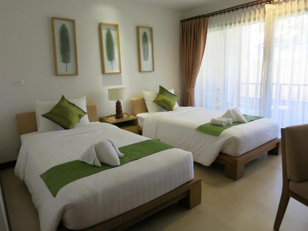 Двухместный (Двухместный номер с 1 кроватью или 2 отдельными кроватями, вид на сад) курортного отеля Islanda Resort Hotel, Ко Мак