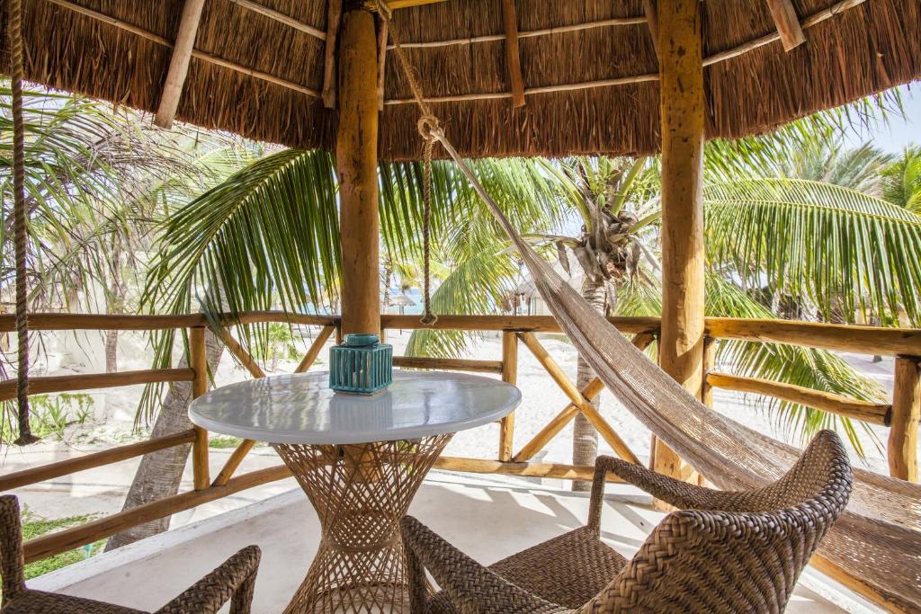 Двухместный (Двухместный номер Palapa с 1 кроватью, вид в сад), Mahekal Beach Resort