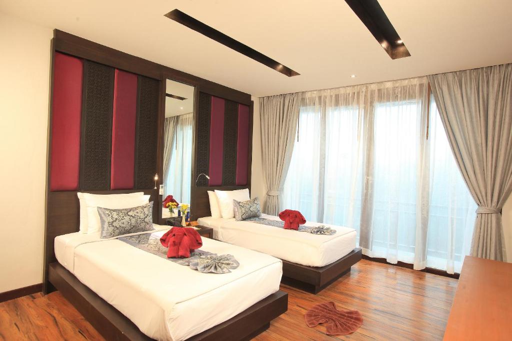 Двухместный (Улучшенный двухместный номер с 1 кроватью или 2 отдельными кроватями) курортного отеля P.P. Erawan Palms Resort, Пхи-Пхи