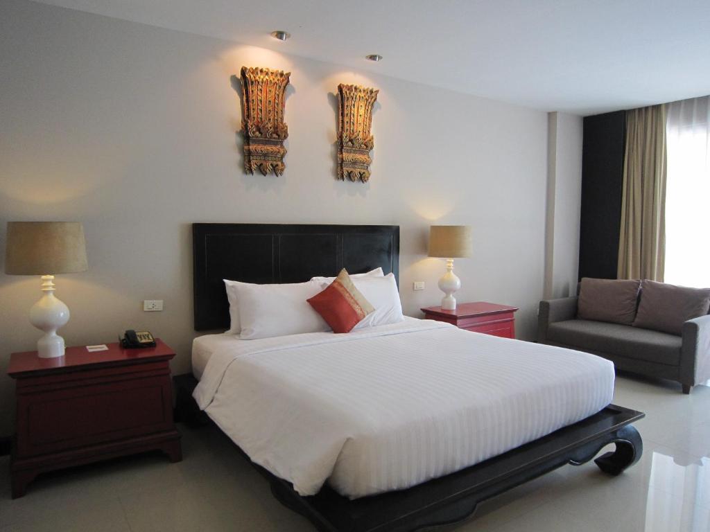 Двухместный (Двухместный номер Делюкс с 1 кроватью или 2 отдельными кроватями) курортного отеля Dor-Shada Resort By The Sea, Паттайя