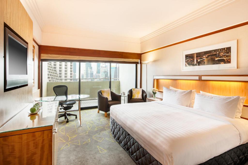 Двухместный (Специальное предложение - Двухместный номер Делюкс с 1 кроватью или 2 отдельными кроватями, вид на фейерверк) отеля Pan Pacific Singapore, Сингапур (город)