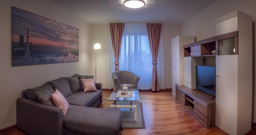 Апартаменты (Апартаменты с 2 спальнями и террасой), Feel Belgrade Luxury Apartments