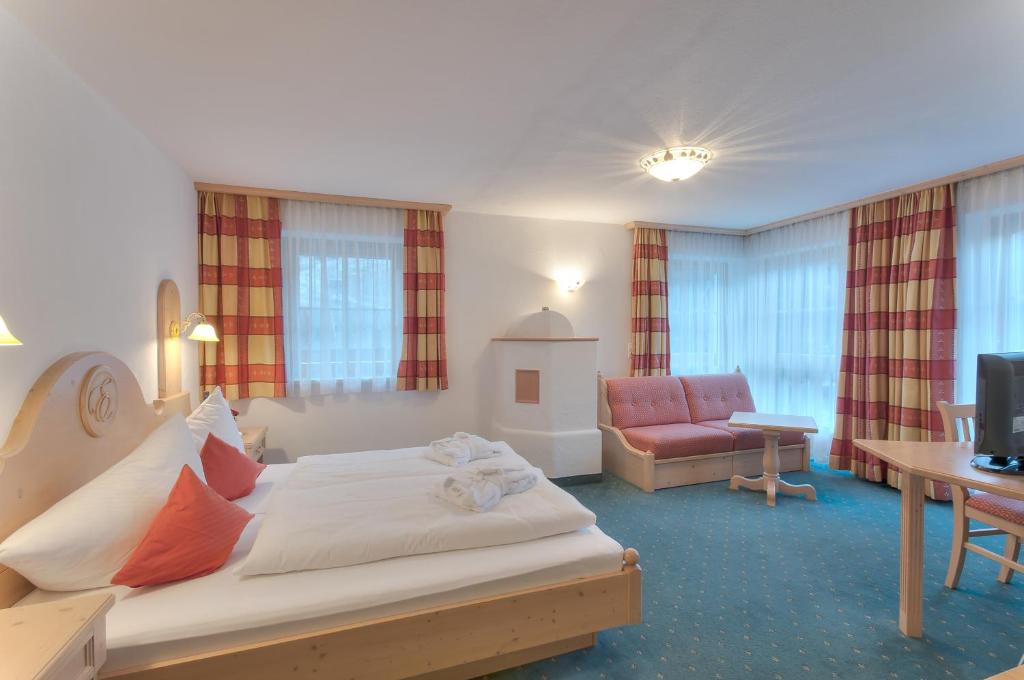 Двухместный (Двухместный номер с 1 кроватью) отеля Hotel Garni Europa, Санкт-Антон-ам-Арльберг