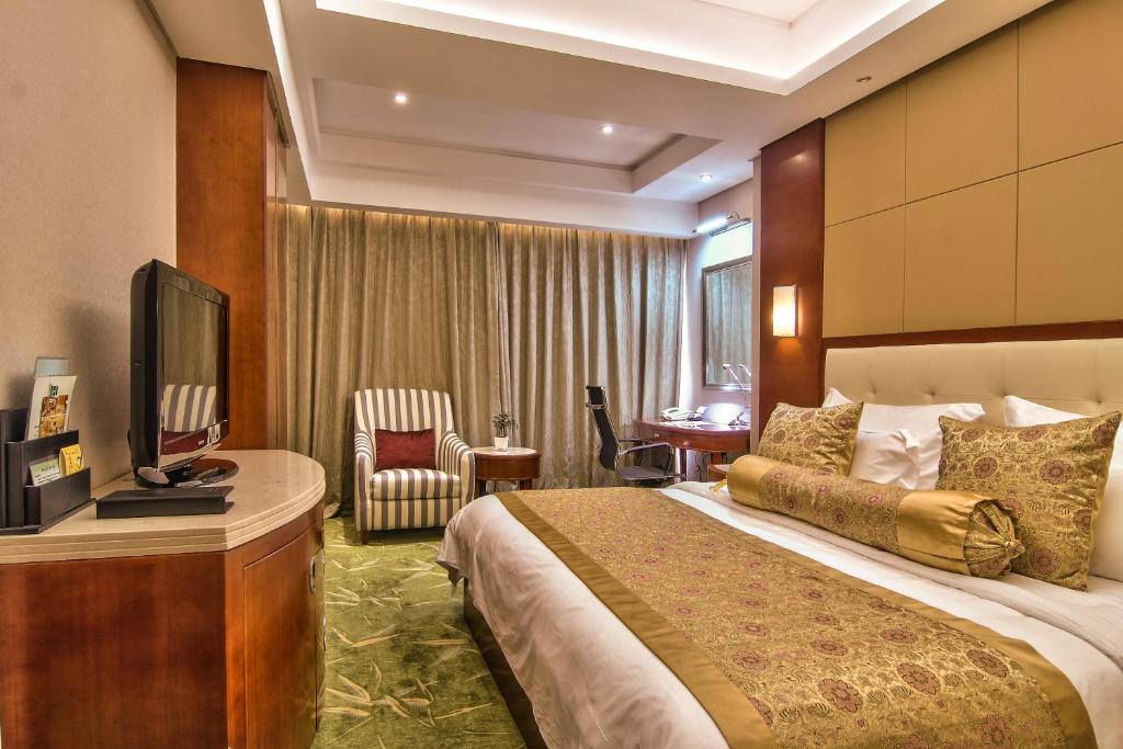Двухместный (Представительский двухместный номер Делюкс с 1 кроватью или 2 отдельными кроватями) отеля Citic Ningbo International Hotel, Нинбо