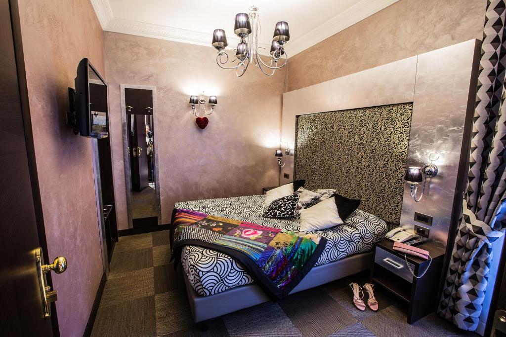 Двухместный (Двухместный номер Делюкс с 1 кроватью) отеля Hotel Romano, Рим