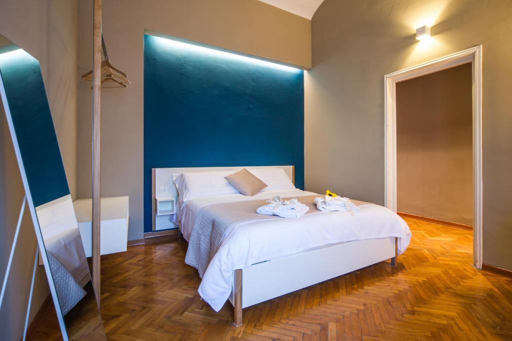 Двухместный (Двухместный номер Делюкс с 1 кроватью и балконом) отеля Residenza d'Epoca Visacci, Флоренция