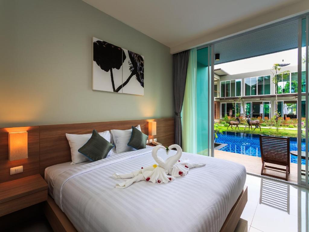 Двухместный (Двухместный номер Делюкс с 1 кроватью или 2 отдельными кроватями, доступ к бассейну) курортного отеля Khaolak Forest Resort, Кхаулак