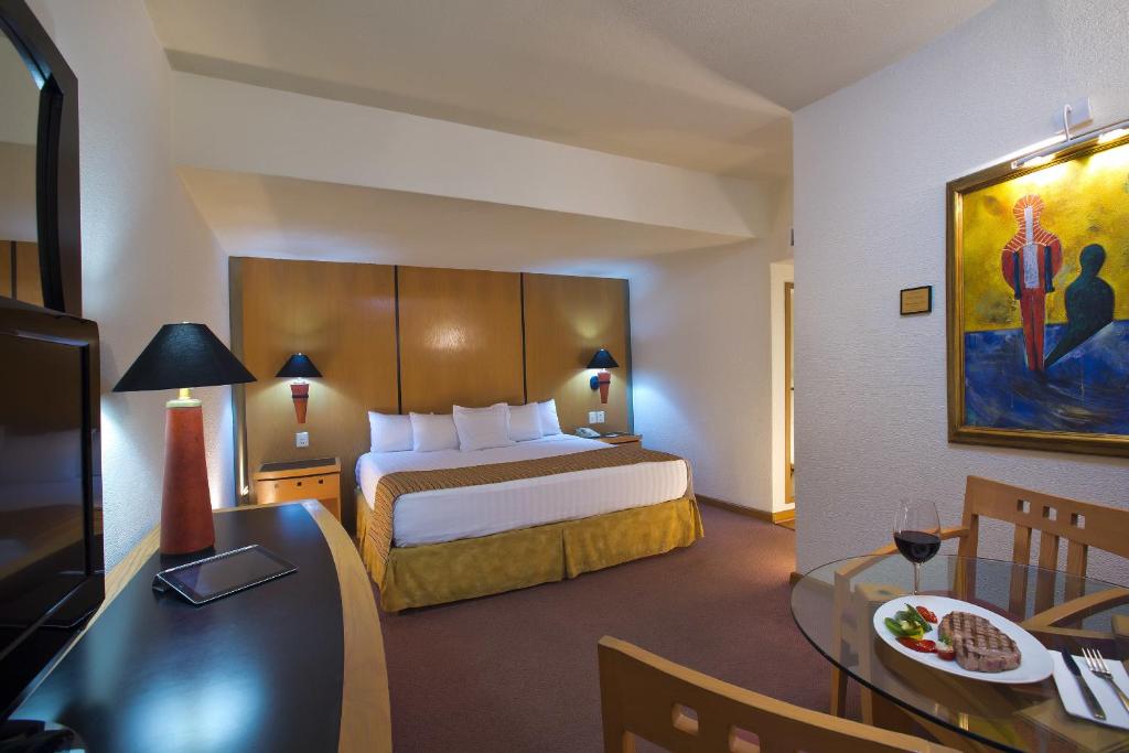 Двухместный (Стандартный двухместный номер с 1 кроватью) отеля Hotel Guadalajara Plaza Ejecutivo Lopez Mateos, Гвадалахара