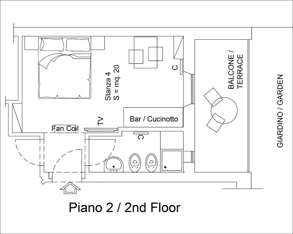 Двухместный (Двухместный номер с 1 кроватью), Casa Calicantus