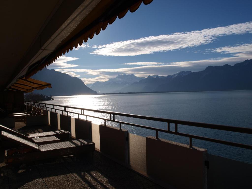 Сьюит (Президентский люкс с видом на озеро и террасой.), Royal Plaza Montreux & Spa