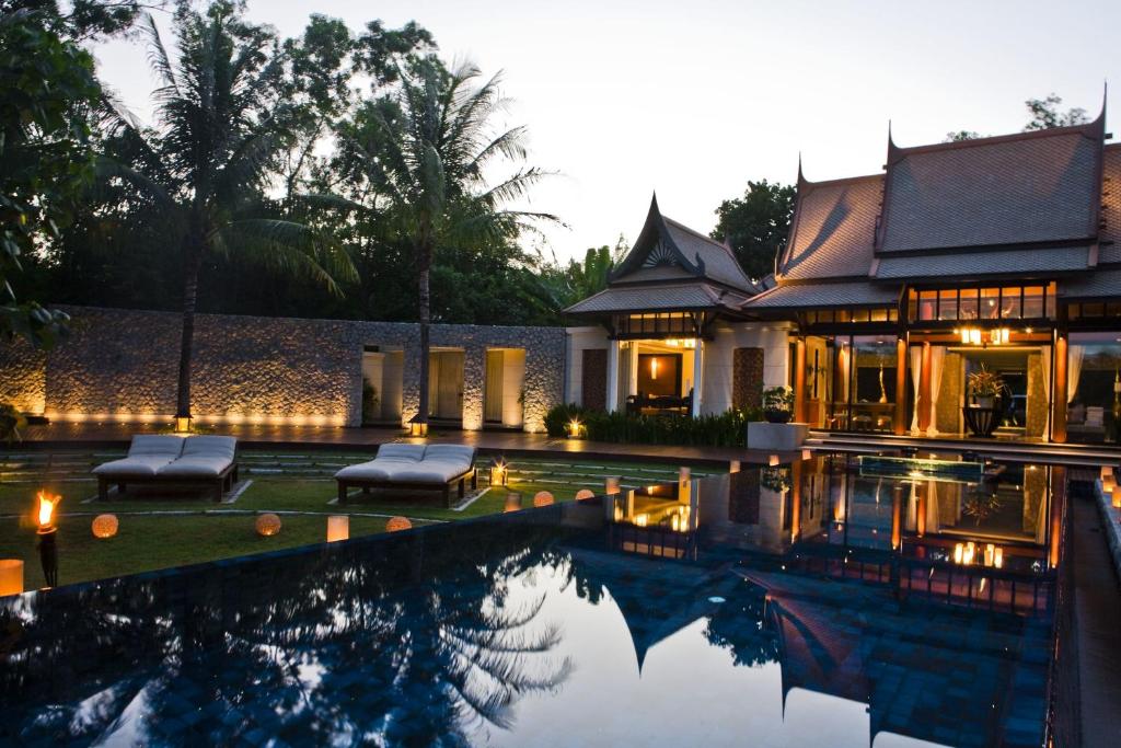 Вилла (Вилла с 3 спальнями и частным двойным бассейном) курортного отеля Banyan Tree Phuket, Пхукет