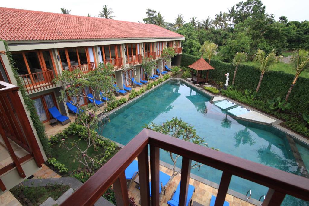 Двухместный (Номер с кроватью размера «king-size» и видом на бассейн), Ubud Wana Resort