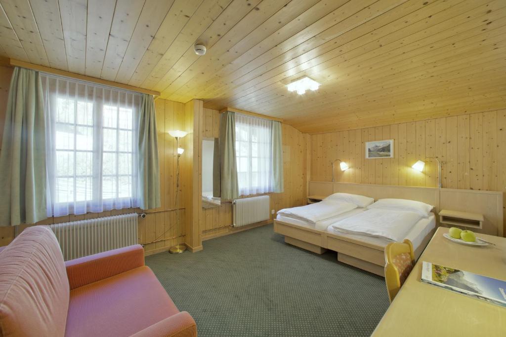 Двухместный (Двухместный номер эконом-класса с 1 кроватью) отеля Hotel Alpenruh, Лаутербруннен