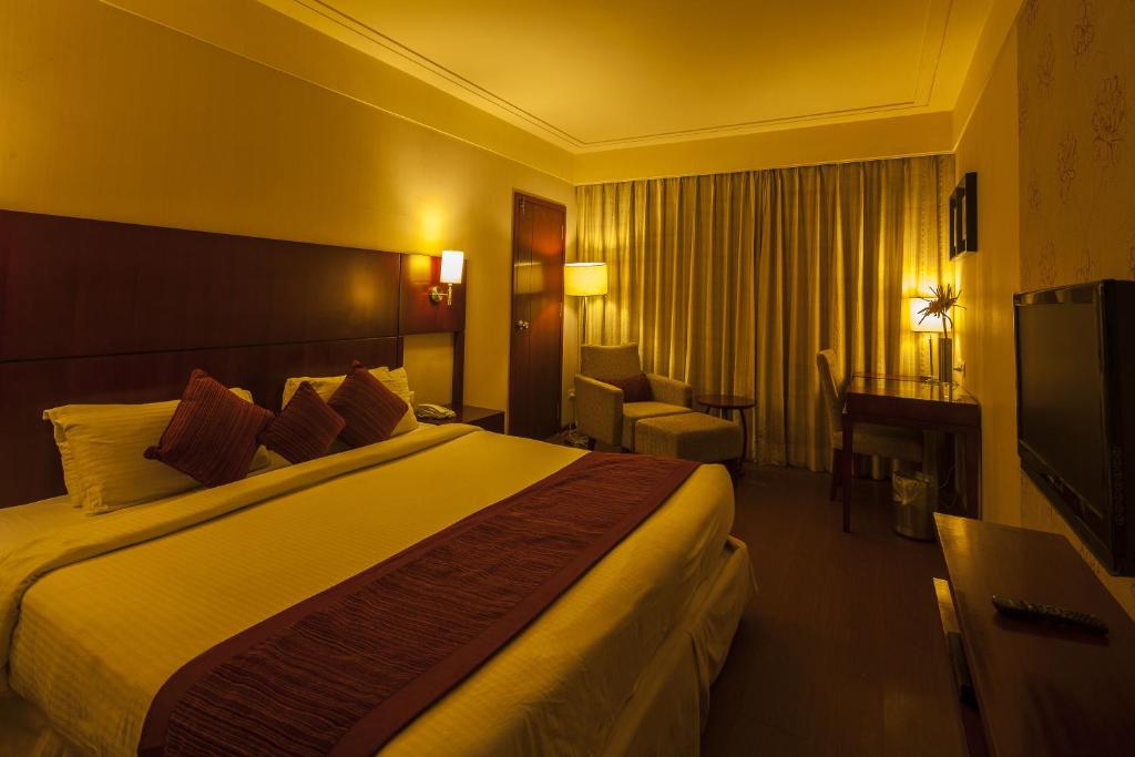 Двухместный (Представительский двухместный номер с 1 кроватью или 2 отдельными кроватями) отеля Vesta International, Джайпур