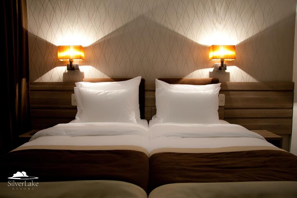 Двухместный (Стандартный двухместный номер с 2 отдельными кроватями и террасой) отеля Hotel Danubia Park garni, Велико Градиште