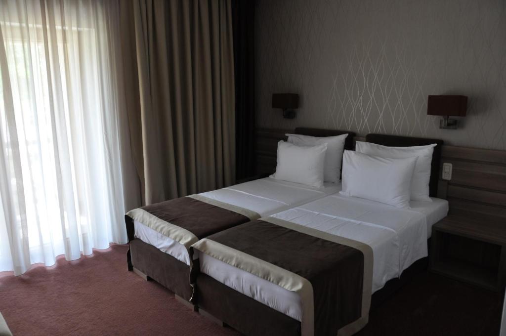Двухместный (Двухместный номер «Комфорт» с 2 отдельными кроватями и террасой) отеля Hotel Danubia Park garni, Велико Градиште