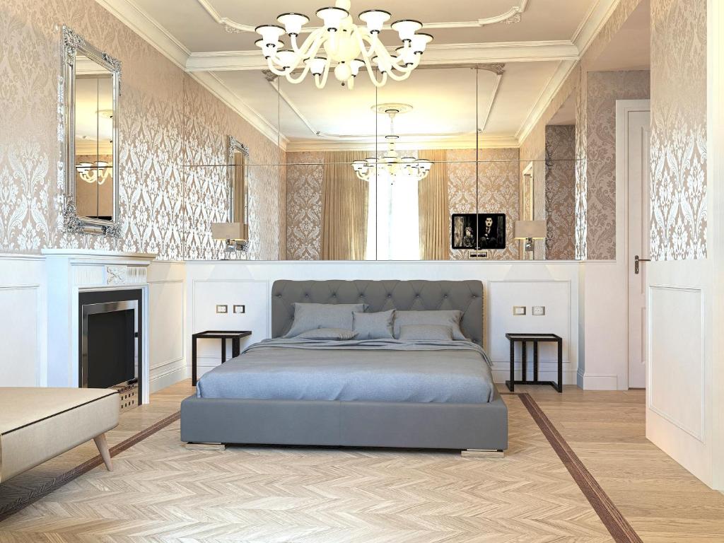 Двухместный (Улучшенный двухместный номер с 1 кроватью) гостевого дома Duomo Rooms, Милан