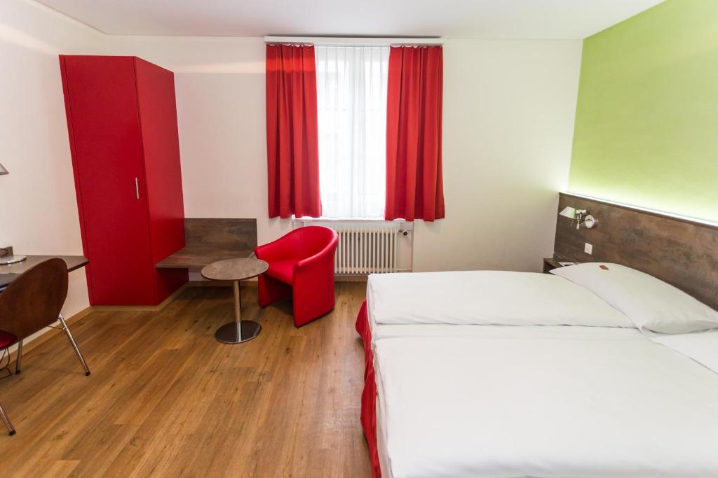Двухместный (Стандартный двухместный номер с 2 отдельными кроватями) отеля Sorell Hotel Arabelle, Берн