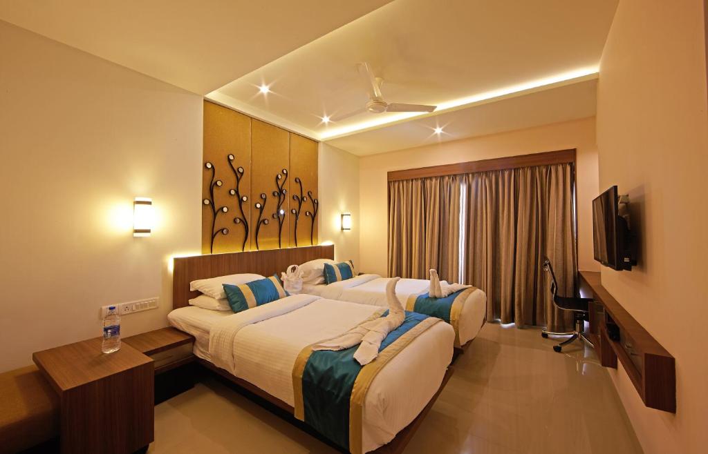Двухместный (Стандартный двухместный номер с 1 кроватью) апарт-отеля Golden Fruits Business Suites, Ченнаи