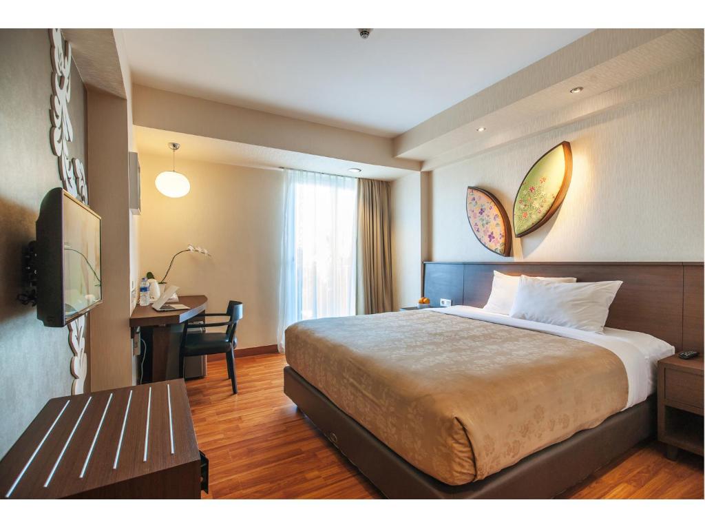 Двухместный (Двухместный номер Делюкс с 1 кроватью или 2 отдельными кроватями) отеля Atanaya Kuta Bali, Кута
