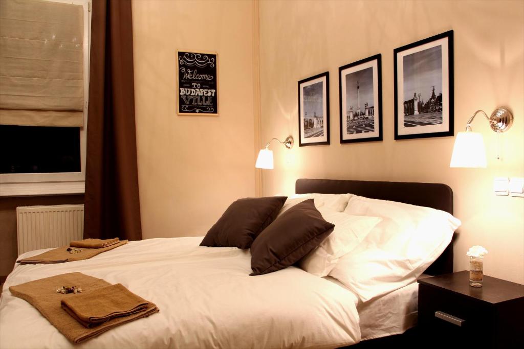 Двухместный (Двухместный номер Делюкс с 1 кроватью и душем) отеля Budapest Ville Bed & Breakfast, Будапешт