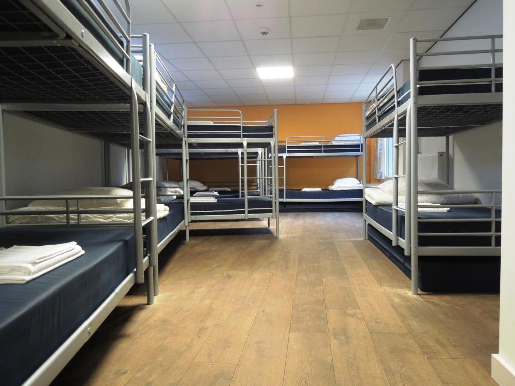 Номер (1-спальная кровать в общем номере с 14 кроватями) хостела 3BE Backpackers Bed & Breakfast Eindhoven, Эйндховен
