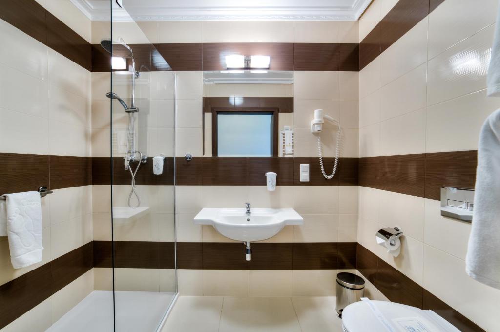 Двухместный (Двухместный номер «Люкс» с 1 кроватью и душем) отеля Hotel Luxor, Люблин