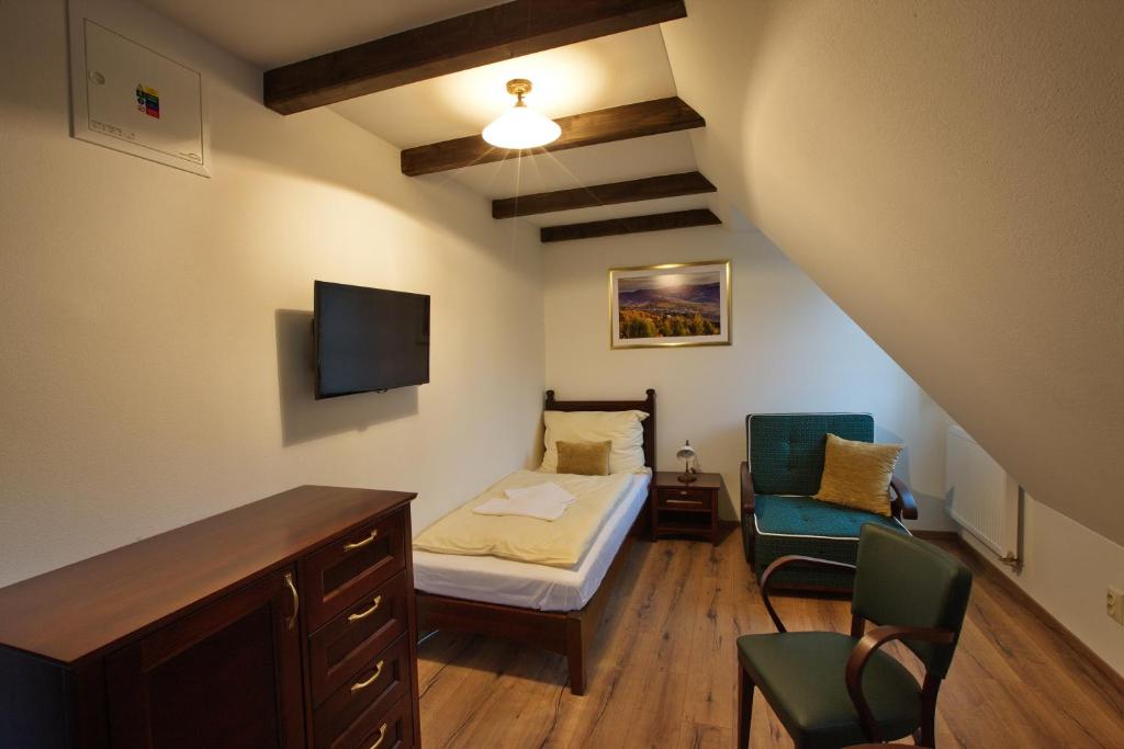 Одноместный (Одноместный номер Делюкс с дополнительной кроватью) гостевого дома Vila Magnolia, Банска-Штьявница