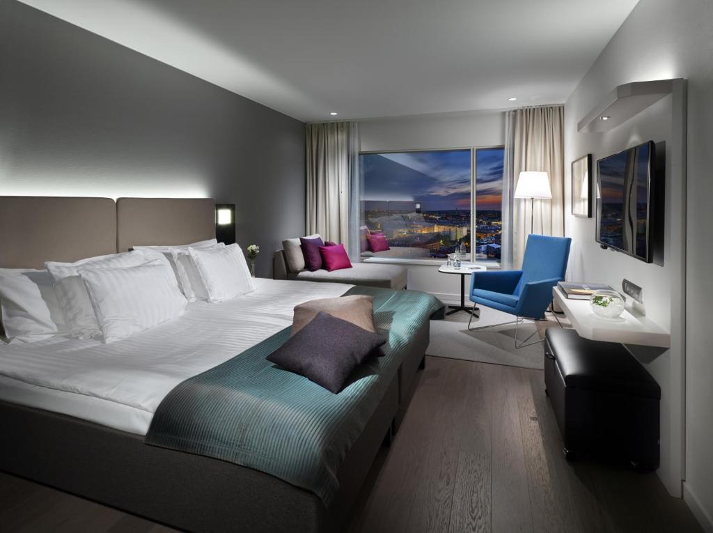 Двухместный (Двухместный номер «Премиум» Sky с 2 отдельными кроватями) отеля Gothia Towers Hotel, Гетеборг
