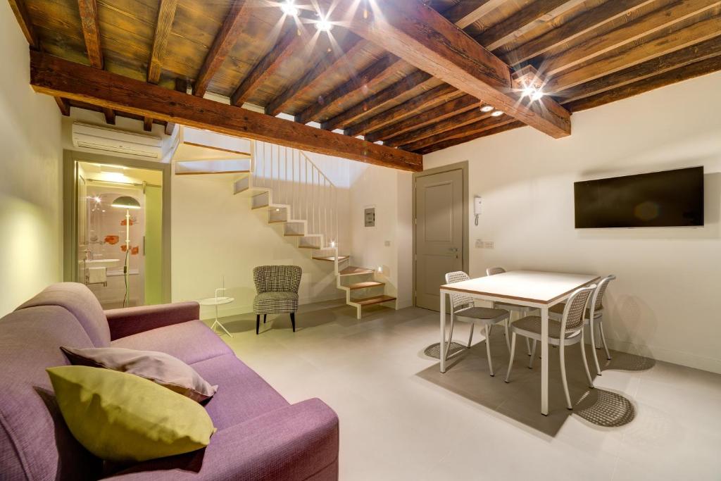 Апартаменты (Апартаменты с 1 спальней) апарт-отеля Palazzo Mannaioni Suites, Флоренция