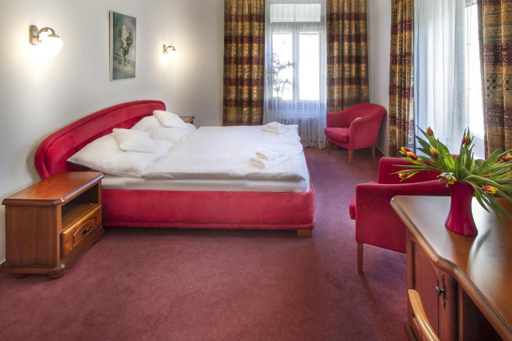 Двухместный (Двухместный номер Делюкс с 1 кроватью или 2 отдельными кроватями) отеля Hotel Grand, Жилина