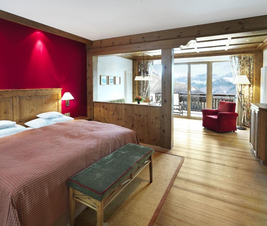 Двухместный (Двухместный номер «Премиум» с 1 кроватью) отеля Interalpen-Hotel Tyrol GmbH, Зефельд-ин-Тироль