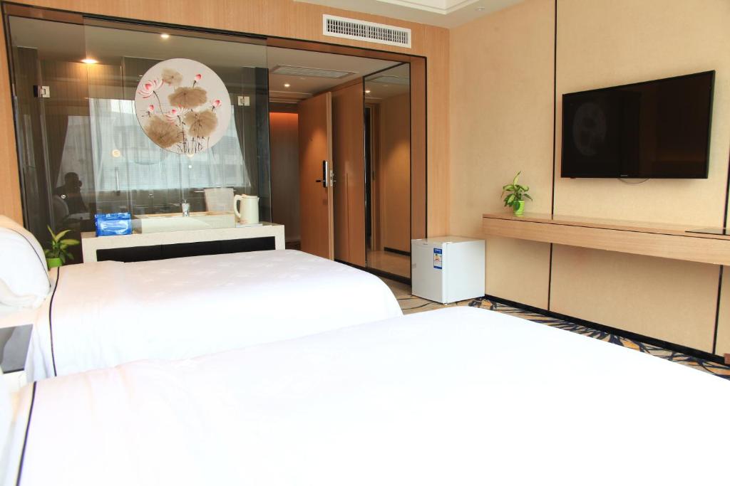 Двухместный (Двухместный номер Делюкс с 2 отдельными кроватями) отеля Shang Yuan Hotel, Гуанчжоу