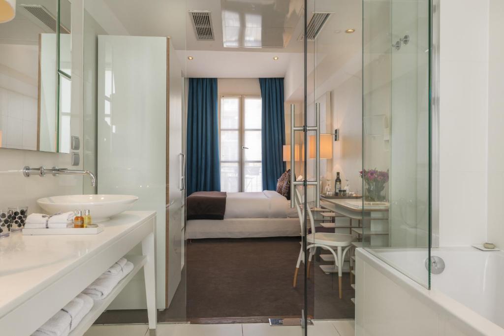 Двухместный (Эксклюзивный двухместный номер с 1 кроватью), Hotel Le Placide Saint-Germain Des Prés