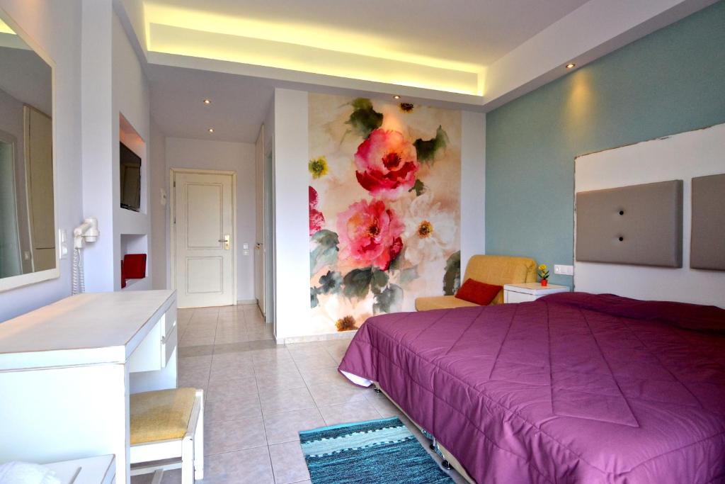 Двухместный (Двухместный номер с 1 кроватью или 2 отдельными кроватями, вид на сад) отеля Paloma Blanca, Дассия