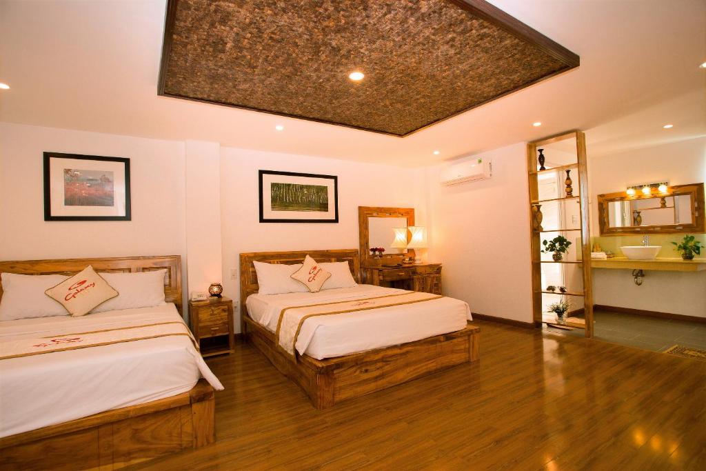 Двухместный (Апартаменты-студио — 1 двуспальная или 2 отдельные кровати) отеля Rex Hotel & Apartment, Нячанг