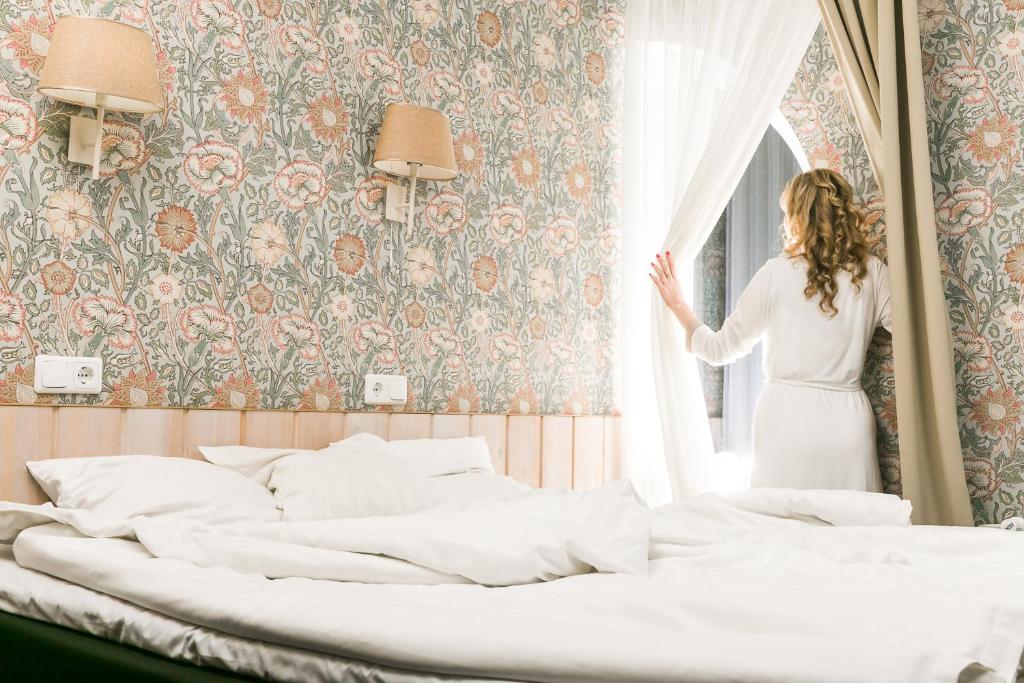 Двухместный (Двухместный номер с 1 кроватью или 2 отдельными кроватями и возможностью посещения спа-салона) отеля Lavendel Spa Hotel, Таллин