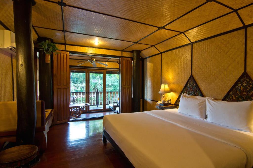 Двухместный (Двухместный номер Делюкс с 2 отдельными кроватями) отеля Lampang River Lodge, Лампанг