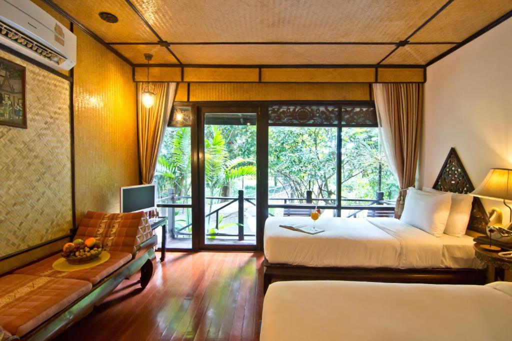 Двухместный (Стандартный двухместный номер с 1 кроватью или 2 отдельными кроватями) отеля Lampang River Lodge, Лампанг